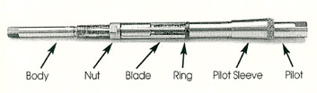 King Pin/King Bolt Details about   29-31,5 Long Pilot Adjustable Hand Reamers with Guide Sleeve 
